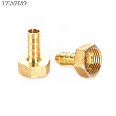 Brass Hose Fitting 4mm-19mm Barb Tail 1/8