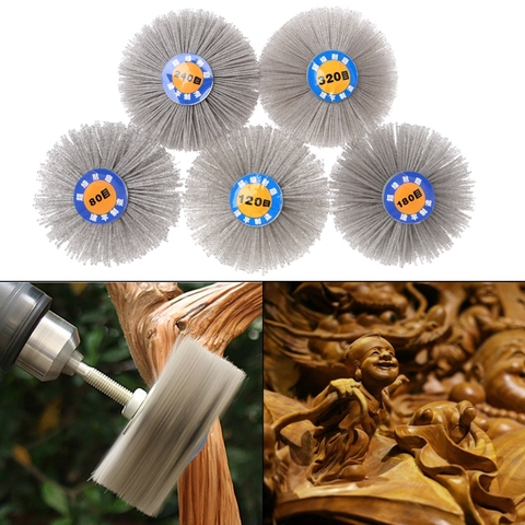 Hot Sale Deburring Abrasive Alumina Wire Brush Flower Head Polish Grind Buff Wheel Shank ► Photo 1/6