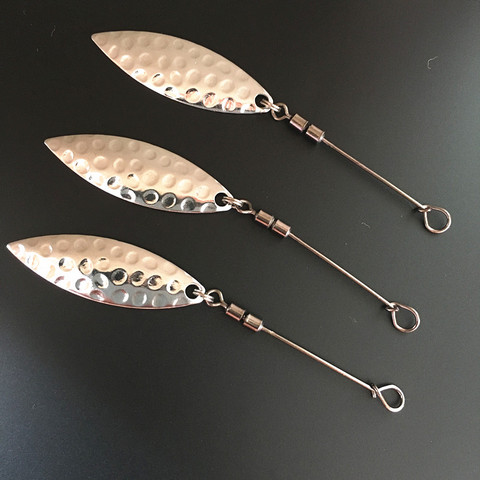 5*Fishing Hook Pallet Sea Fishing Hook Spinner Metal Spoon  Maggot Worm Hook Swivels ► Photo 1/2