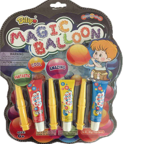 KisMa 3pcs/set Magic Blow-Up Balloon Bubble Kids Toy Magic Balloon Funny Outdoor Game Toys for Children zabawki dla dzieci ► Photo 1/1
