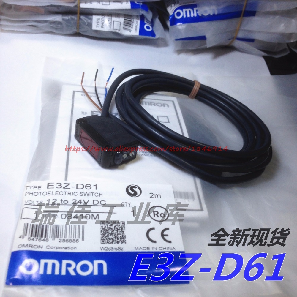 Omron E3Z-D81 Photoelectric Switch Sensor,12-24V DC 