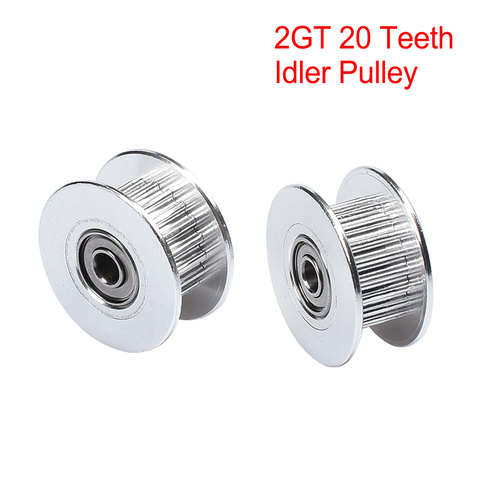 3D Printer Parts 2GT 20 Teeth Synchronus Wheel Idler Pulley GT2 Timing Pulley 16/20Teeh Bore 3MM 5MM Gear For GT2 Timing Belt ► Photo 1/6
