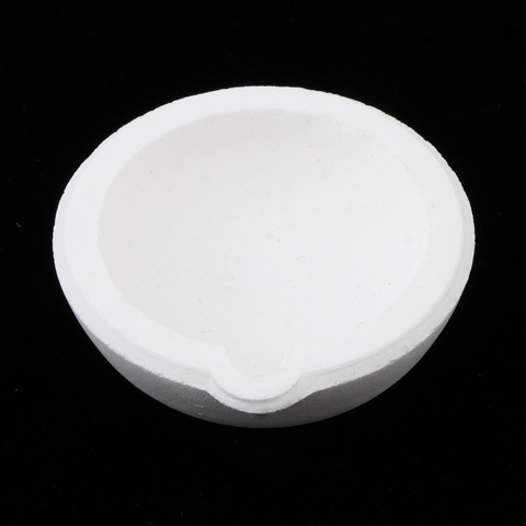 Quartz Silica Melting Crucible Dish Pot Cup for Gold Mental 100g 4.5x1.7cm ► Photo 1/6