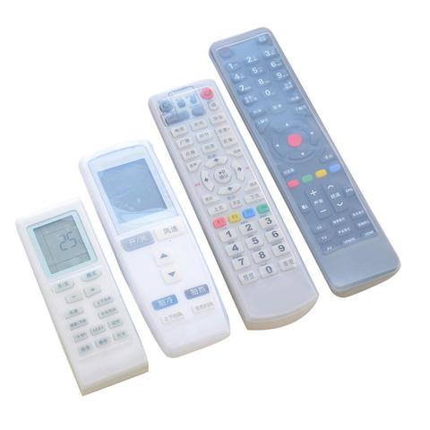 Remote Control Silicone Case Air Conditioning TV Remote Control DustProof Cover Transparent Remote Control Case Washable Durable ► Photo 1/6