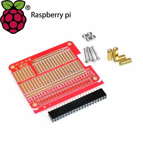 DIY Proto HAT Shield for Raspberry Pi 3 and Raspberry Pi 2 Model B / B+ / A+ ( Red) ► Photo 1/5
