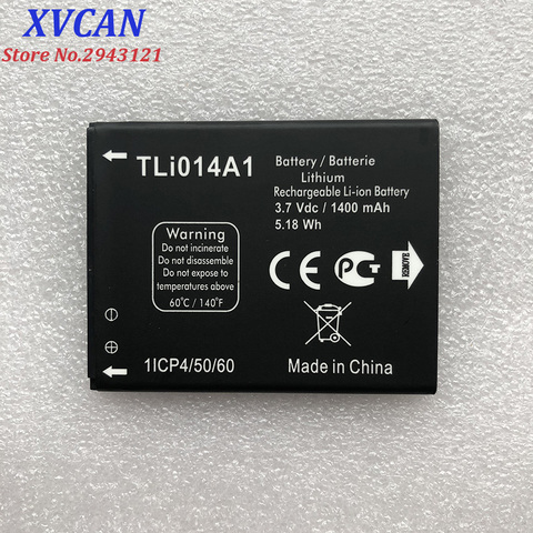 New TLI014A1 1400mAh Li-ion battery for Alcatel one touch Fire 4012 4012A 4012X CAB31P0000C1 / CAB31P0000C2 Battery ► Photo 1/4