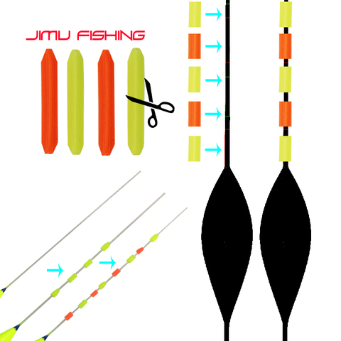 Triangle Fishing Floats Rubber Beans Bright Color Buoy Tail Thickness High Quality Plastic Visible Cutable Tackle Accessories ► Photo 1/6