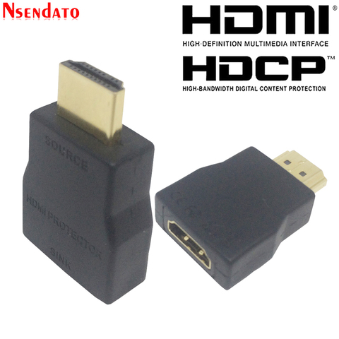 Mini Portable HDMI 1.4 Surge Protector for ESD Lightning Surge Protection HDMI Connector Adapter Support HDCP HDTV DVD PC ► Photo 1/6