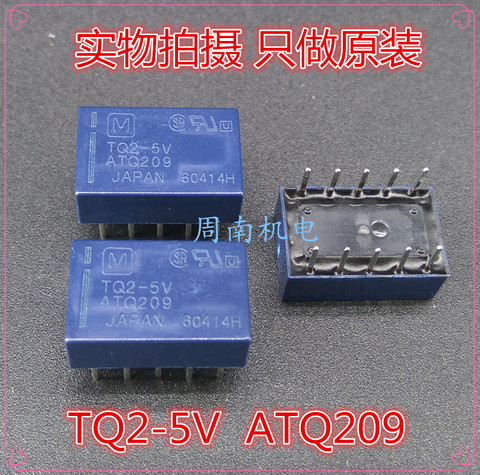 5Pcs/Lot Signal Relay Tq2-5V Tq2-Dc5V Tq2-5Vdc Atq209  Dip10 1A New And Original ► Photo 1/1