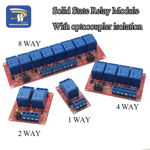 1 2 4 8 Channel 5V 12V Relay Module Board Shield 1 way with Optocoupler Support High and Low Level Trigger for Arduino ► Photo 1/6
