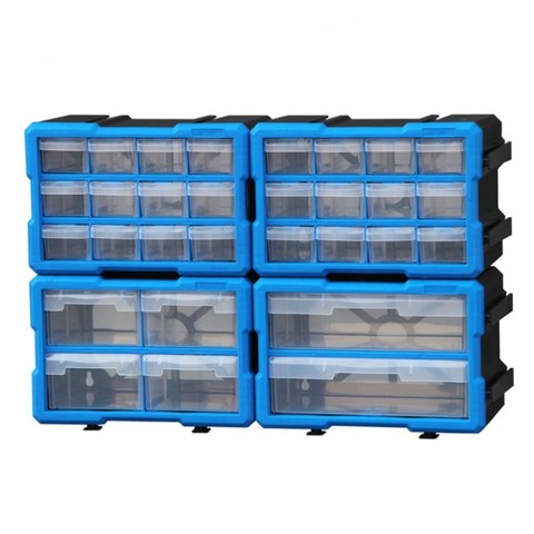 tool case Wall-mounted Parts box tool box Classification of ark Multi-grid drawer type Building blocks case Screw Component box ► Photo 1/6