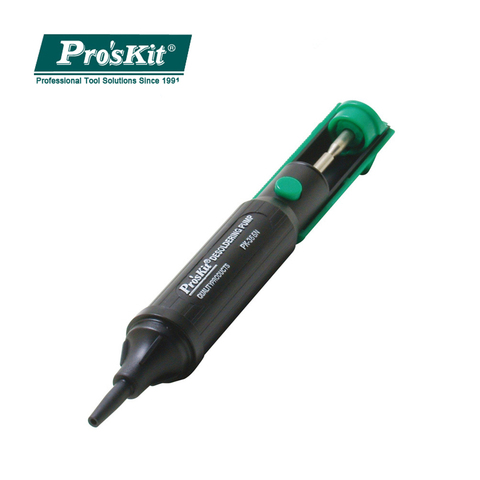 100% Original Pro'sKit 8PK-366N-G Suction Tin Suckers Gun Soldering Iron Pen Hand Tools Desoldering Pump Piston Quick Easy ► Photo 1/6