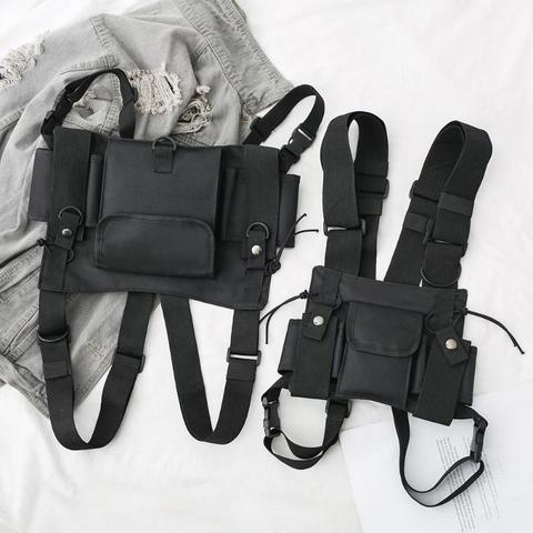 Cheap Chest Rig Waist Bag Streetwear Functional Tactical Chest Bag Cross  Shoulder Bags