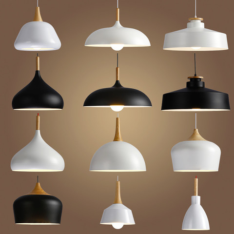 Livewin LED Hanglamp Vintage Loft Pendant Lights/Pendant Lamps Aluminum Suspension luminaire Wood Hanging Lightings Kitchen ► Photo 1/4
