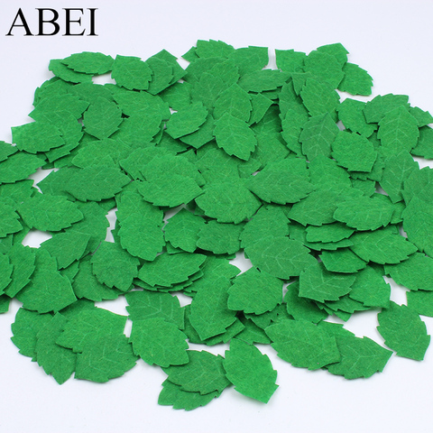 100pcs/lot Artificial small leaf Fake Green Leaves DIY Handmade floral craft material Wedding Party Scrapbooking Decoration ► Photo 1/6