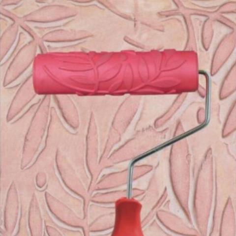 7 inch Leaves Paint Roller Multifunctional Household Use Wall Decorative Paint Roller Brush Tool Painting Brushes Set ► Photo 1/5