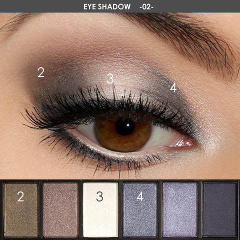 Brand 4 Colors Natural Matte Eye Shadow Waterproof Palette Shimmer