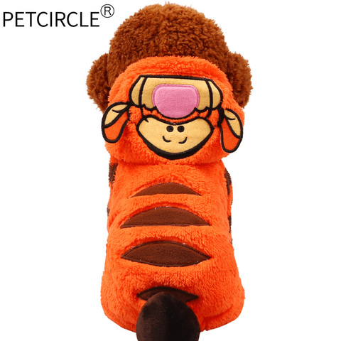 Petcircle New Hot Sale Pet Dog Clothes Tiger Dog Winter Coats Warm Dog Hoodies For Chihuahua Small And Large Dog Costumes ► Photo 1/6