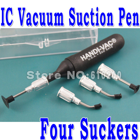 Free Shipping 2pcs/lot Anti-static IC BGA Vacuum Suction Pen + 4 Different Nozzels, Vacuum Picker, NEW, High Quality. ► Photo 1/3
