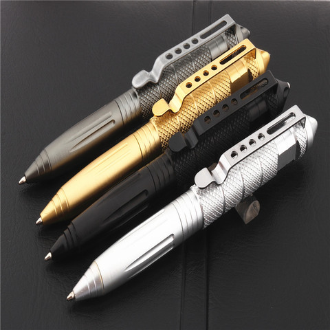 High quality 502 Metal Tactical defense pen School student office Ballpoint pens ► Photo 1/6
