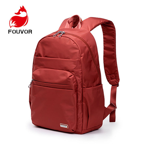 Fouvor Unisex School Bag Waterproof Nylon Brand New Schoolbag Business Men Women Backpack Bag Computer Packsack anti thief ► Photo 1/6