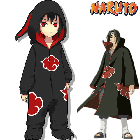 Anime Naruto Uchiha Itachi Cosplay Costume Kimono Robe Adult Sleepwear