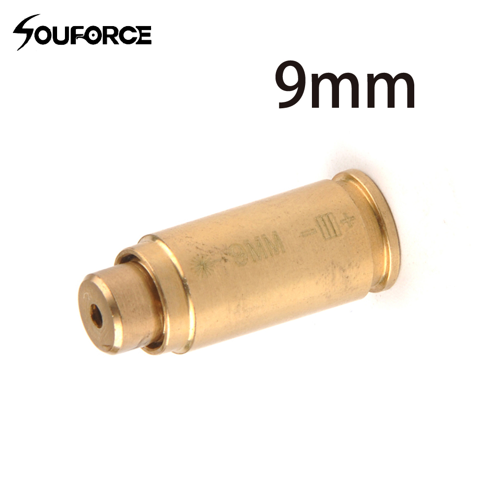 Dia 9mm Bullet Shaped Bore Sighter Cartridge Brass Copper Free Shipping 