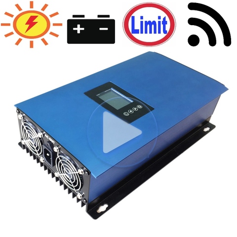 1000W MPPT Solar Grid Tie Inverter with Limiter Free Europe DC 22-65V 45-90V AC 220v 230v 240v ► Photo 1/6