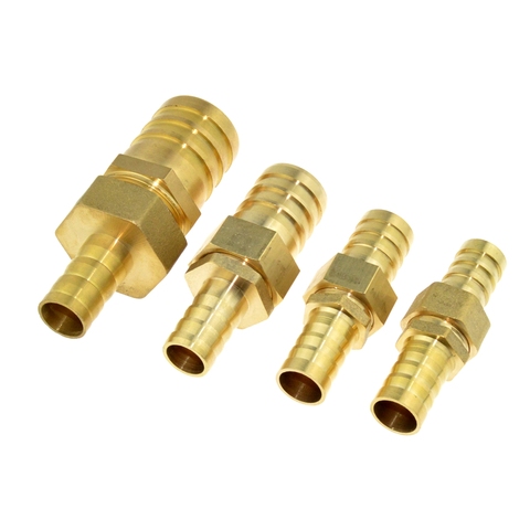 Brass Fitting 16mm Hose Barb to 19mm 25mm 32mm OD Hose Gas Coupler Connector Raccord Barb Reducer Copper Pipe Air Tube Adapter ► Photo 1/3