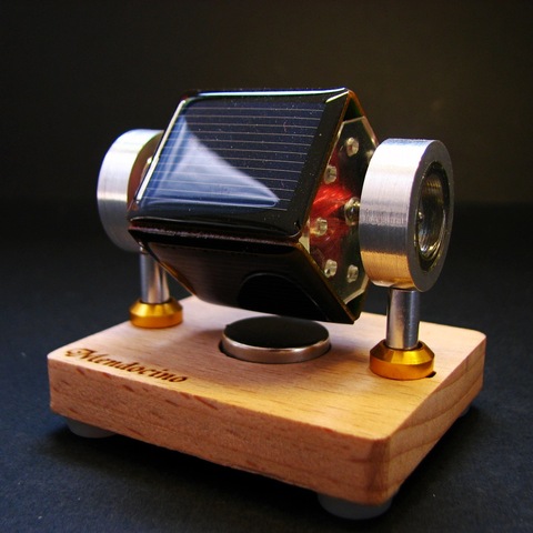 Tiny Mendocino Motor magnetic suspension  Solar  toy Scientific physics toys  Pressure reducing EDC toy ► Photo 1/6