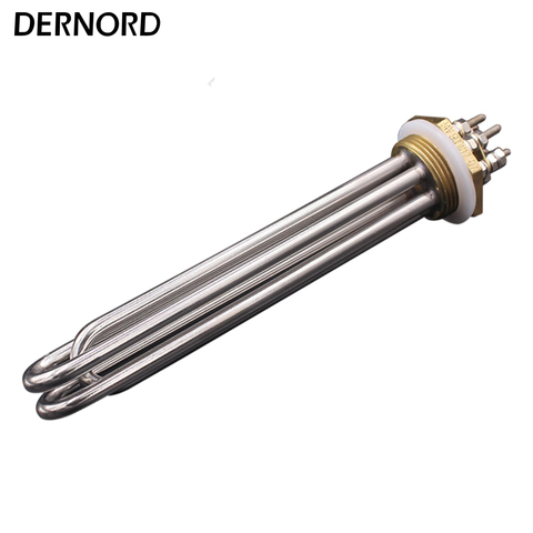 DC 24V 900W Water Heater Element Screw Plug Heater Tube Immersion Heater Tubular Heater with 1 1/4