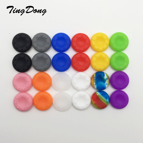 Joystick Caps Colorful Silicone Analog Controller Thumb Stick Grip Thumbstick Cap Cover Key Protector For PS4 for XBOX ONE ► Photo 1/3