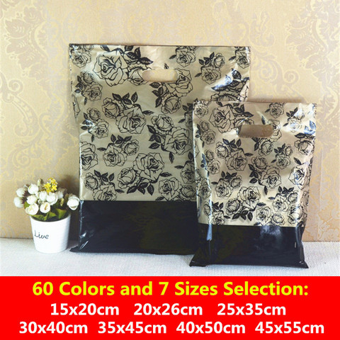5pcs 25x35cm 30x40cm 35x45cm Gift Bags Big Size Plastic With Handles Wedding Bag For Jewelry Decoration Marriage Birthday Party ► Photo 1/6