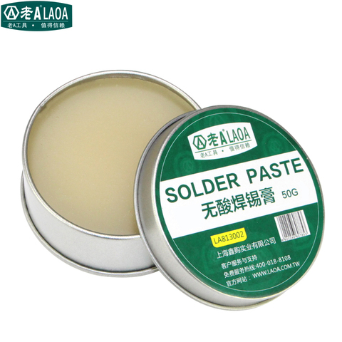 LAOA 25g 50g No Acid SMD Soldering Paste Flux Grease SMT IC 10cc Repair Tool Solder PCB ► Photo 1/6