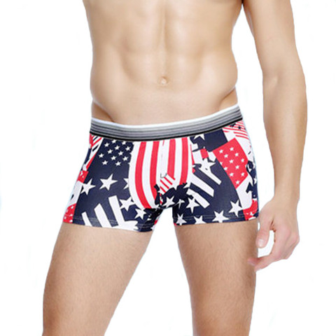 Hot Sexy ice Men boxer shorts men's cartoon underwear Male Boxers Homme Comfortable breathable shorts print men underpants ► Photo 1/6