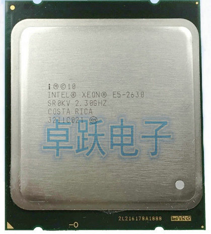 intel xeon e5 2630 SR0KV 2.3GHZ 7.2GT/s 15MB SIX CORE LGA2011 E5-2630 Processore CPU free shipping ► Photo 1/1