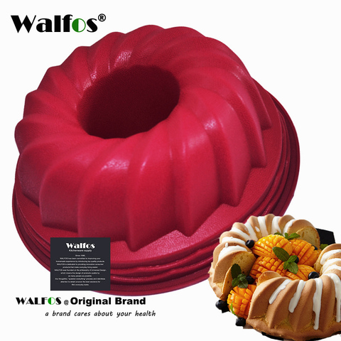 WALFOS food grade silicone Mousse mould large size Silicone Butter Cake Mould Bakeware Cake Pan Bread Pastry Tin Baking Mold ► Photo 1/6