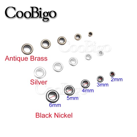 500sets Metal Dia.8mm~17mm Eyelets with Grommet for DIY Scrapbooking Cap Leathercraft Shoes Belt Bag Tag Clothes Accessories ► Photo 1/6