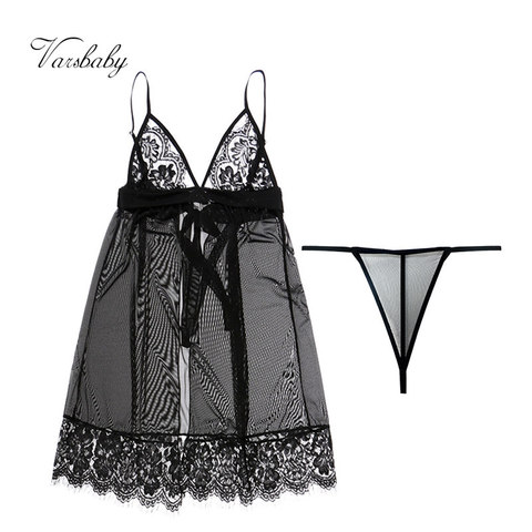 Varsbaby women's sexy solid yarn wire free underwear temptation lace ► Photo 1/6