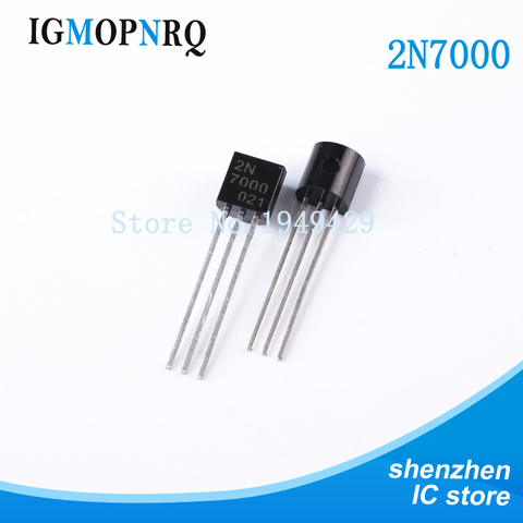 20PCS/LOT 2N7000 TO92 Small Signal MOSFET 200 mAmps, 60 Volts N-Channel TO-92 New ► Photo 1/2
