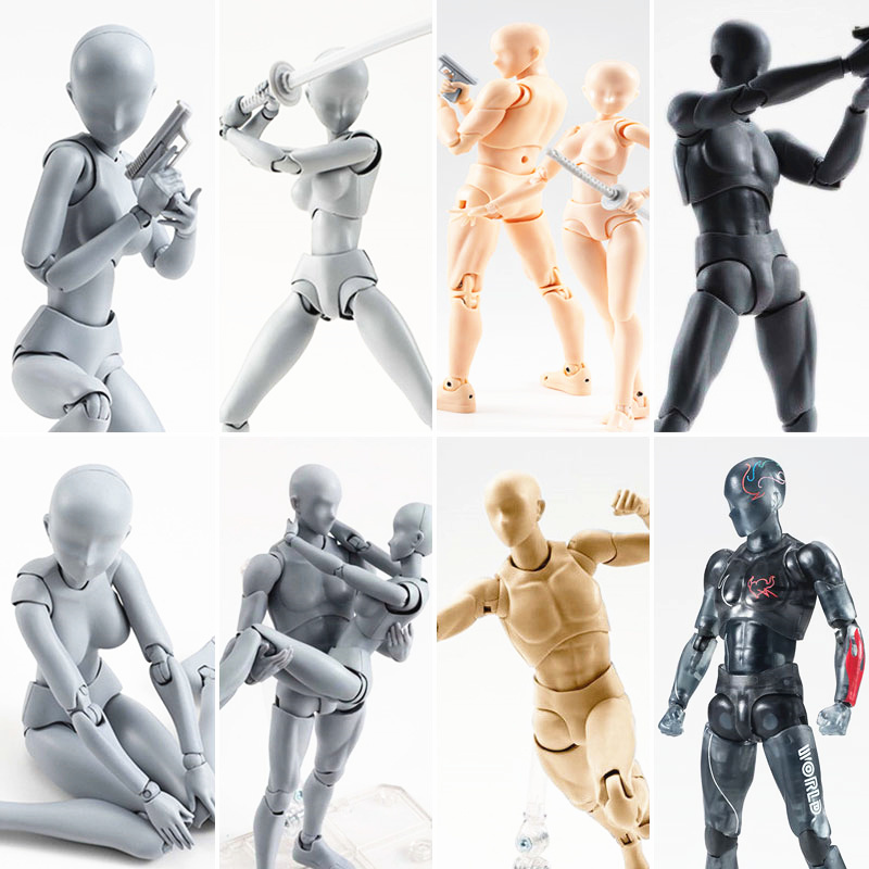 S.H.Figuarts He She Body Kun DX Set Gray Color Ver Body-Chan Action PVC Figure 