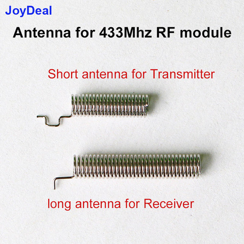 433 Mhz Spring Antenna For RF Receiver and Transmitter Switch Module 433MHz Built-in Antennas For Wireless Remote Controls DIY ► Photo 1/6