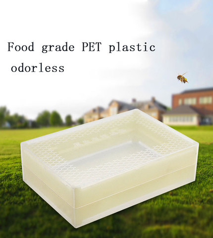 500g PET Plastic Nest Honey Box Bee Hive Box Honey Cassette Transparent Beekeeping Tools Safety and High Quality for Bee Honey ► Photo 1/1