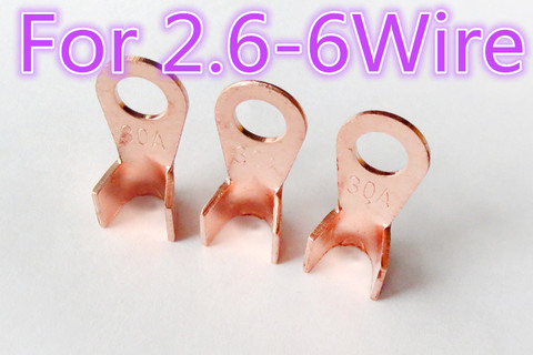 20pcs 6mm OT-30A  Dia Copper Circular Splice Terminal L4 Wire Naked Connector For 2.6-6Wire Sell At A Loss USA  Belarus Ukra ► Photo 1/2