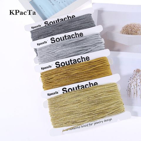 KPacTa Multiple Colour 34 Yard(31 meters) Chinese Soutach Color Ethnic Snake Belly Cord DIY Jewelry Braided Accessories Material ► Photo 1/6