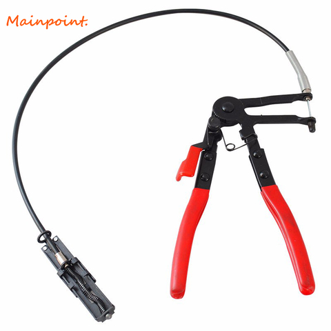 Auto Vehicle Tools Cable Type Flexible Wire Long Reach Hose Clamp Pliers for Car Repairs Hose Clamp Removal Hand Tools Alicate ► Photo 1/6