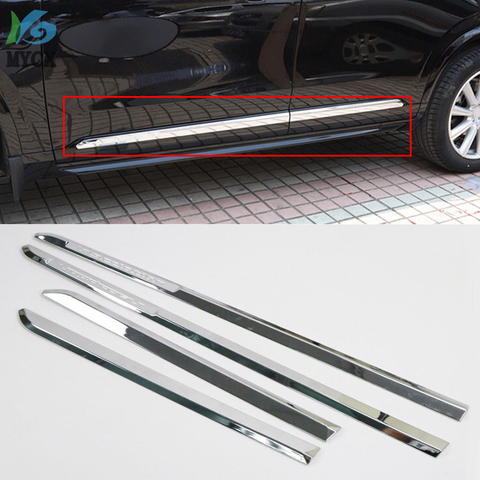 For Volvo XC90 XC 90 2015 2016 2017 2022 ABS Chrome Side Door Car Body Molding Cover Trim 4pcs Car Styling Accessories ► Photo 1/5