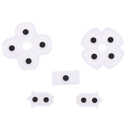 For Sony Playstation 4 PS4 Controller Conductive Silicone Buttons Rubber Pads for Game Replacement Parts ► Photo 1/6