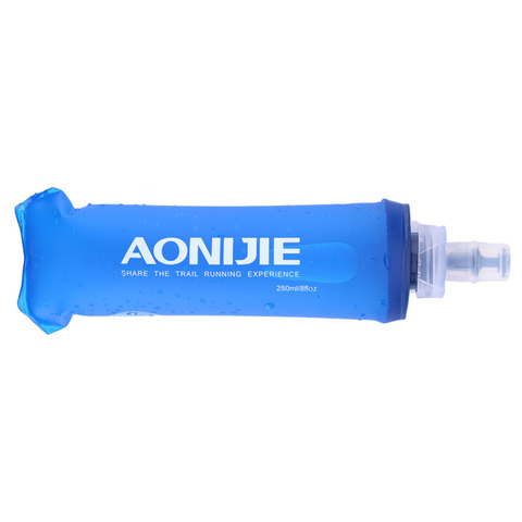 Aonijie 250ml 500ml TPU Soft Drink Water Bottle Folding Water Bag Flask For Outdoor Sport Camping  Health Free BPA ► Photo 1/6