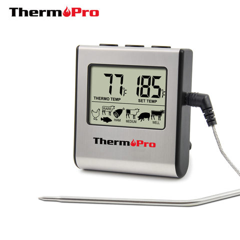 Original ThermoPro TP-16 Large LCD Digital Cooking Kitchen Food